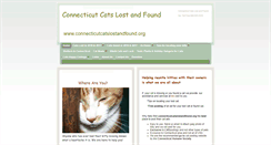 Desktop Screenshot of connecticutcatslostandfound.org
